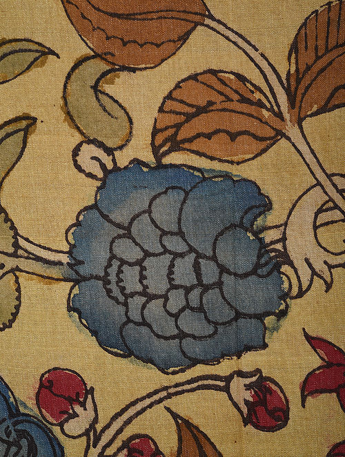 YELLOW COTTON SILK DUPATTA - Image 3